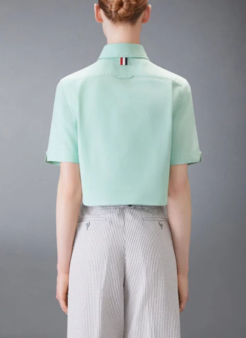 Риза със скъсена дължина Thom Browne — снимка 2