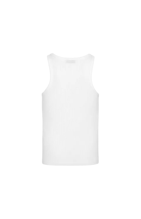 White Cotton Ami de Coeur Tanktop — снимка 2