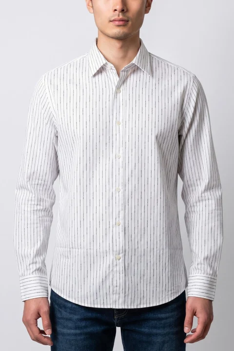 Риза Ls Mk Pinstripe CT64005LA8 100 white — снимка 2