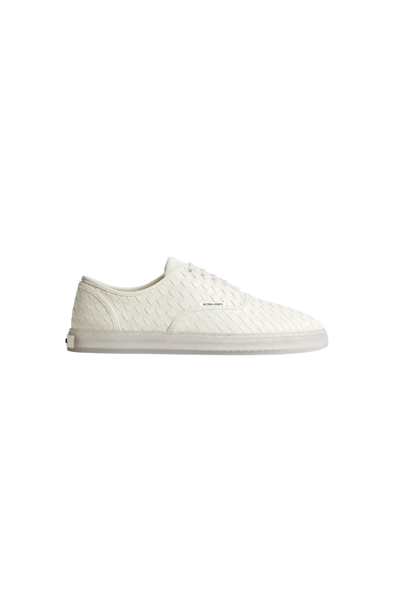 White Intrecciato Sneakers