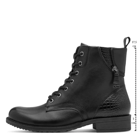 Дамски Равни Боти TAMARIS – 1-25273-45-001 BLACK — снимка 7