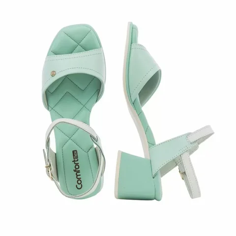 Дамски Сандали На Ток COMFORTFLEX – 2271402-6 ICE MINT — снимка 5