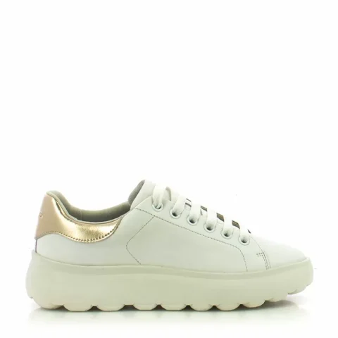 Дамски Сникърс GEOX – D45TCD D SPHERICA WHITE/LT GOLD