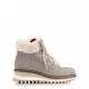 Дамски сиви боти с вълна New Italia Shoes — снимка 2
