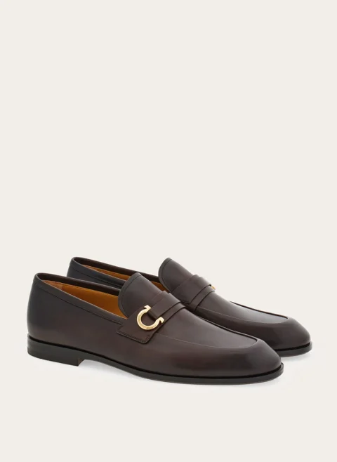 Мокасини с орнамент 'Gancini' Ferragamo — снимка 2