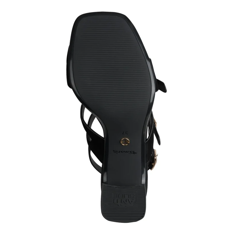 Дамски Сандали На Ток TAMARIS – 1-28340-46-004 BLACK SUEDE — снимка 6