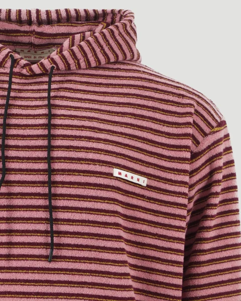 Layered Striped Hoodie — снимка 8