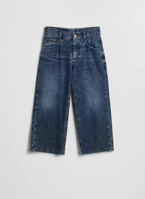 Деним с монили Brunello Cucinelli Kids 12