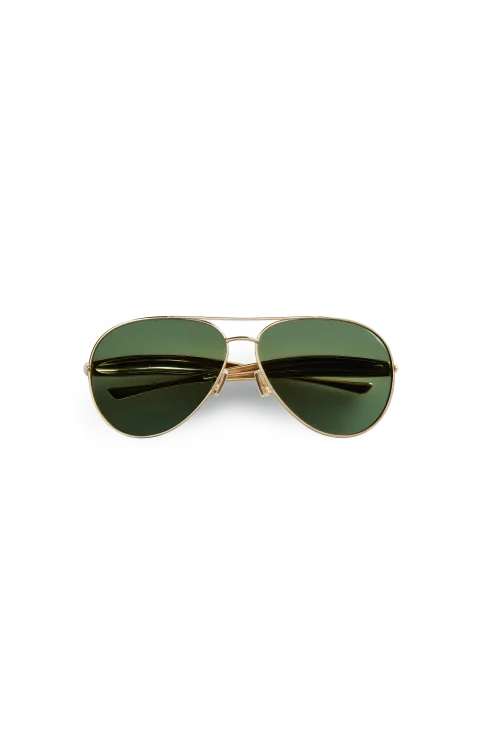 Men Aviator Sunglasses in Green
