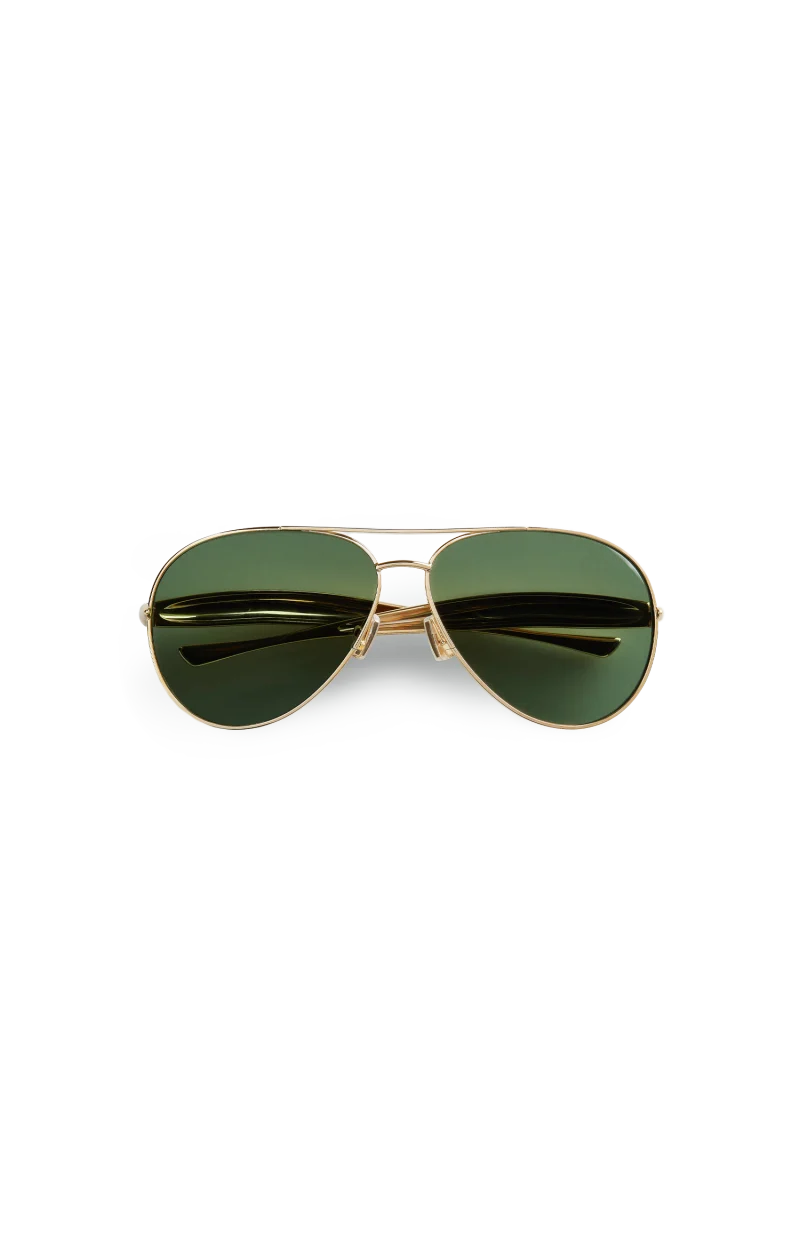 Men Aviator Sunglasses in Green