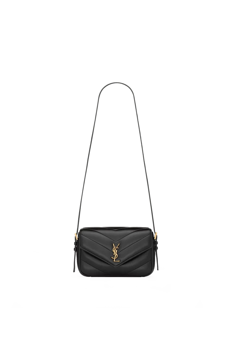 Saint Laurent Loulou Toy Crossbody in Matelassé Lambskin