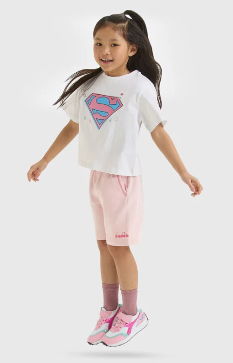 Бяла тениска SUPERGIRL — снимка 2