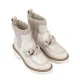Дамски бели боти New Italia Shoes — снимка 3
