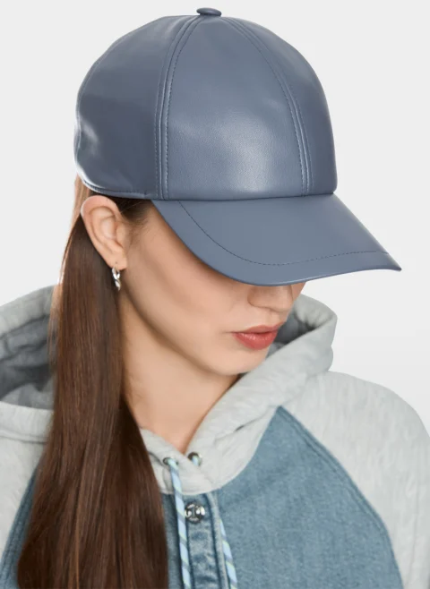 Шапка с кожен ефект Marc Cain Sports — снимка 6