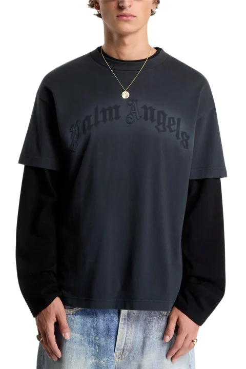 T-Shirt Patch Pa Regular PAMAA001JR006-1010 black