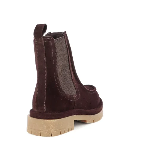 Дамски Равни Боти CARLO FABIANI – 252-22981 COCONUT SUEDE — снимка 2