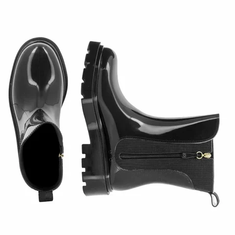 Дамски Гумени Боти PETITE JOLIE – PJ6782 J-LASTIC BLACK — снимка 5