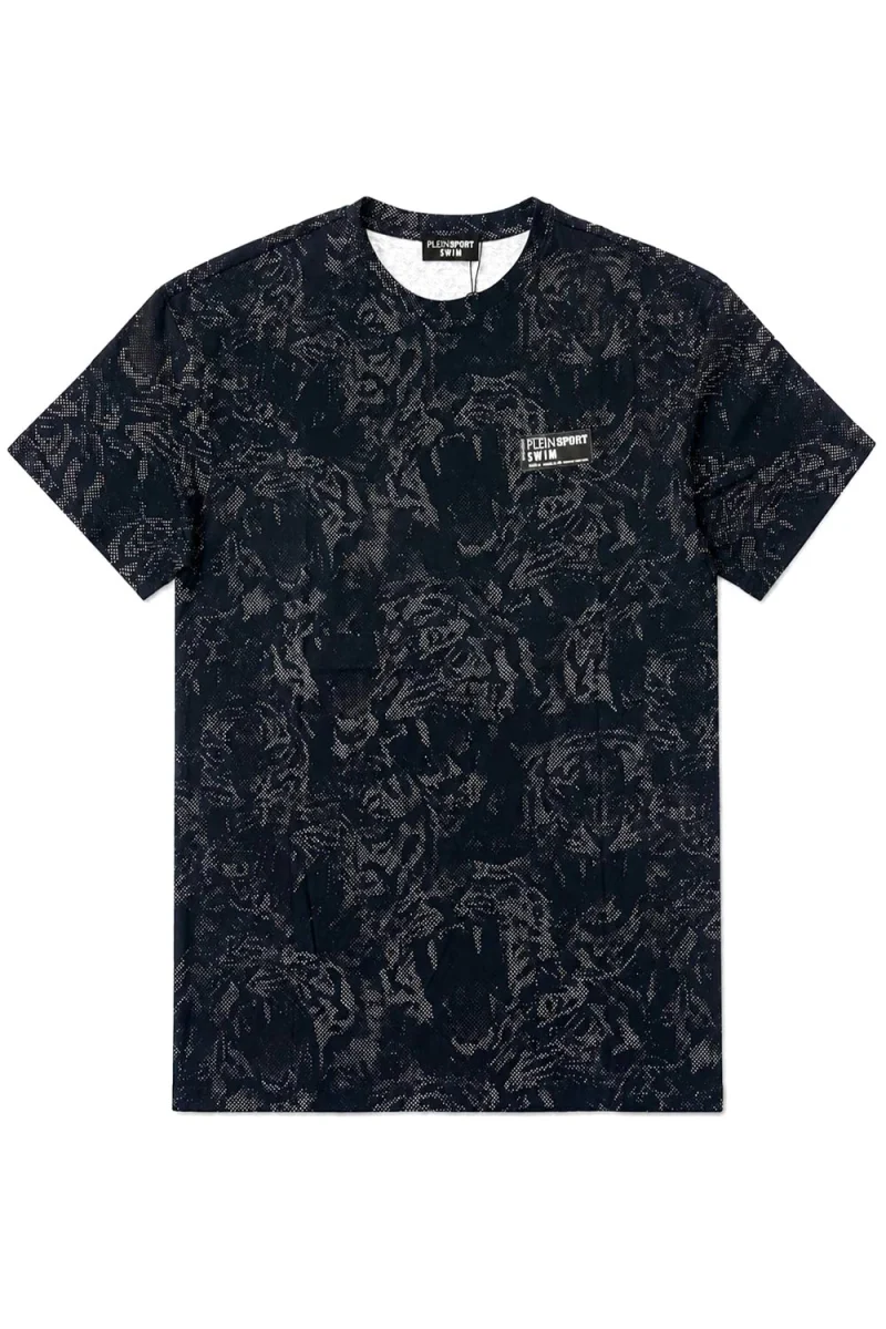 T-Shirt Allover Tiger PS26MTS10 02 black