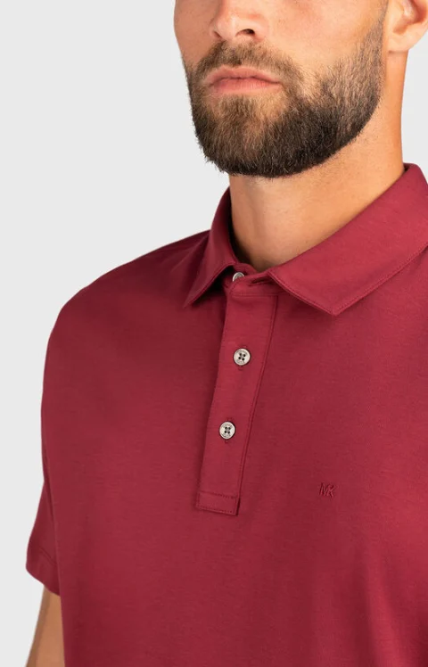 Памучен поло-шърт с къс ръкав — снимка 4