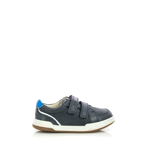 Сникърс Момчета CLARKS – 26158988 Fawn Solo T Navy Leather