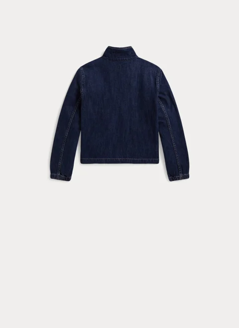 Яке от деним с бродерия Ralph Lauren Kids 7-10 — снимка 7