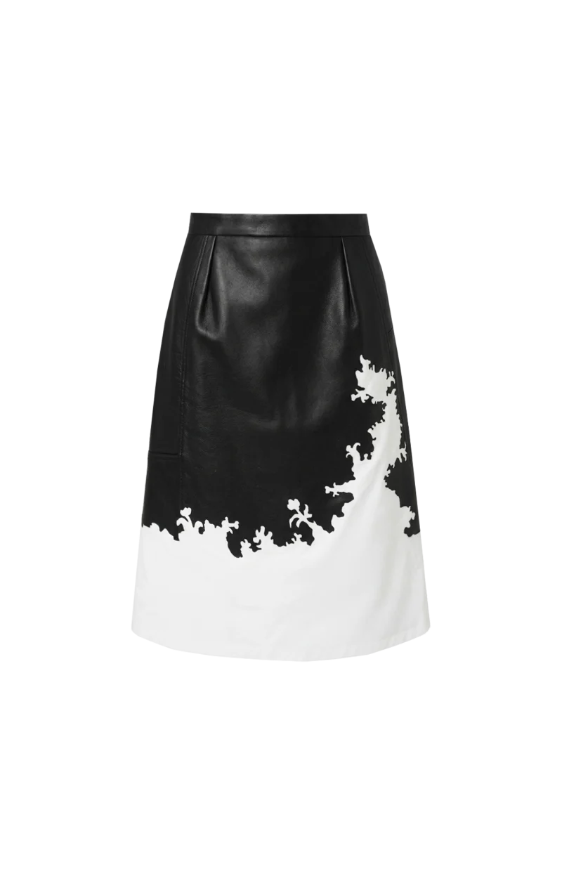 Shin Lace Cut-Out Skirt