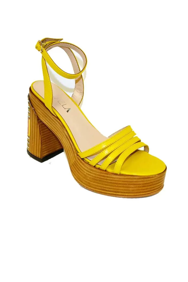 Сандали Positano Heels 0116001252 bs yellow — снимка 2