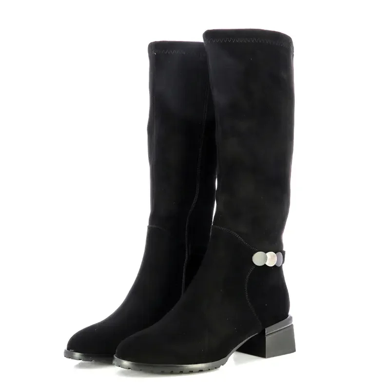 Ботуши На Ток CARLO FABIANI – 3461073 BLACK SUEDE — снимка 3
