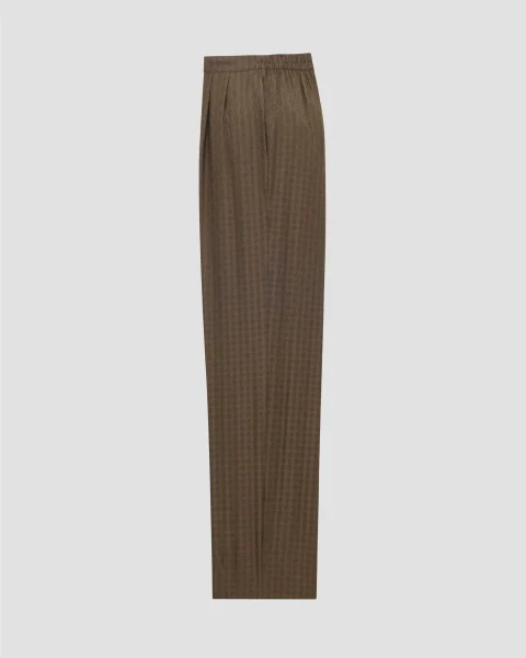 Pants in Silk Twill — снимка 2