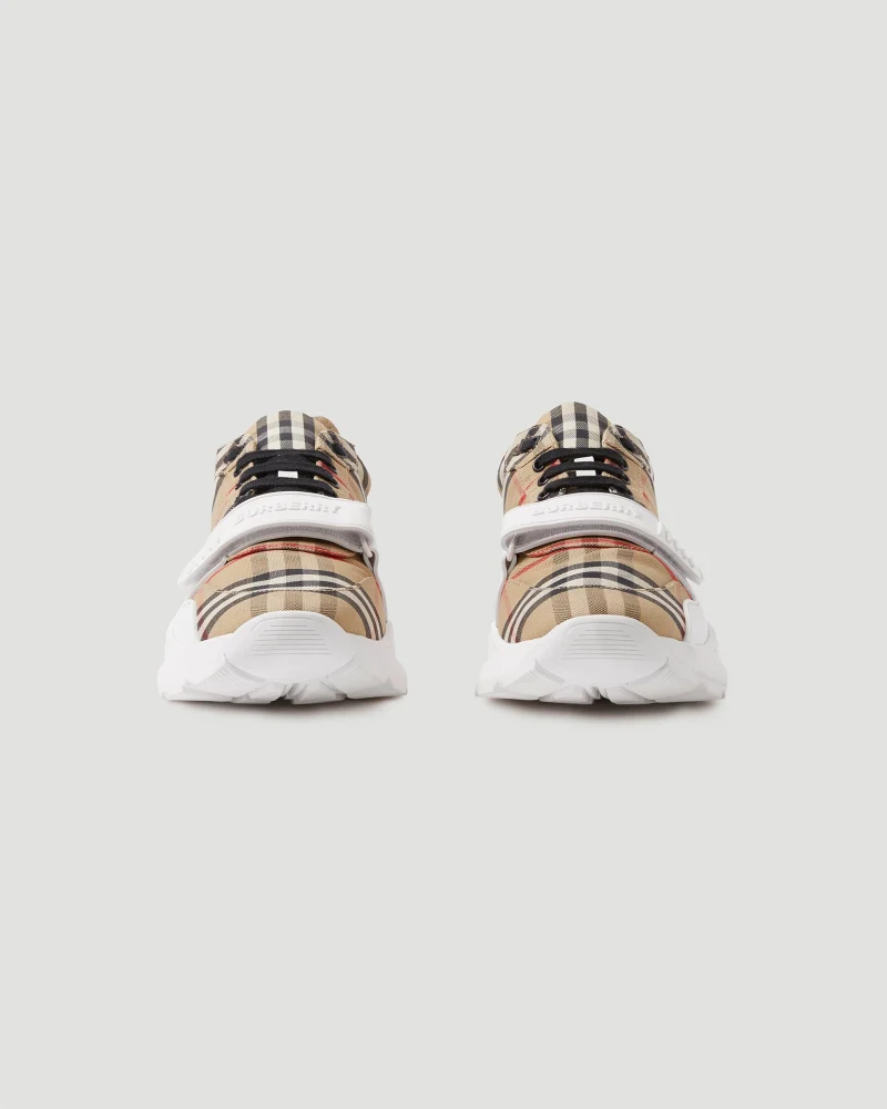 Lace-Up Check Sneakers — снимка 2