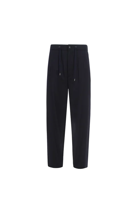 Cashmere Pants in Navy Blue