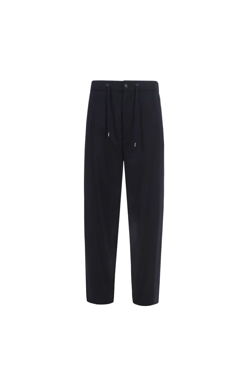 Cashmere Pants in Navy Blue