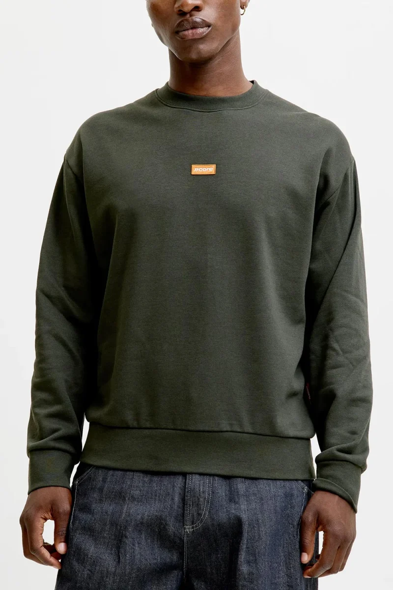 Суичър Jcoclub Badge 12300444 19-0508 TCX peat — снимка 2