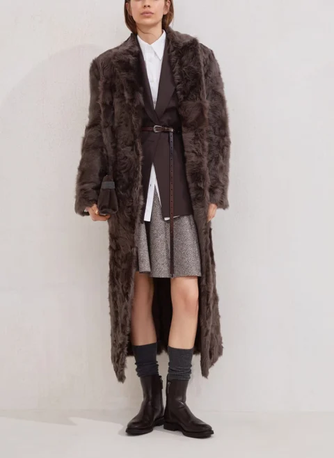 Палто 'Wavy shearling' Brunello Cucinelli — снимка 2