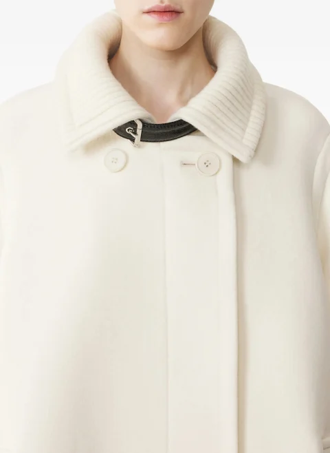 Късо палто от вълна Lanvin — снимка 5