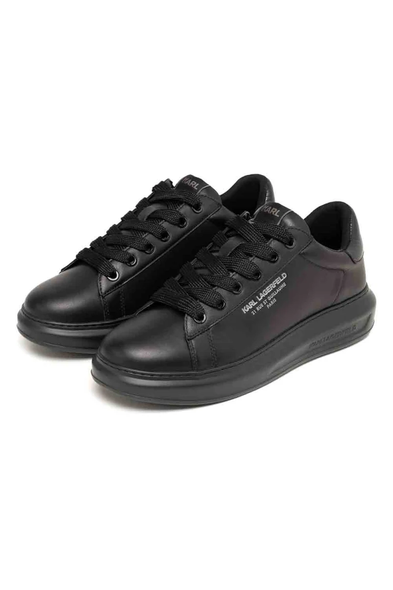 Sneakers Kore Python Tab Lo Lace KL56584 000-black lthr — снимка 2