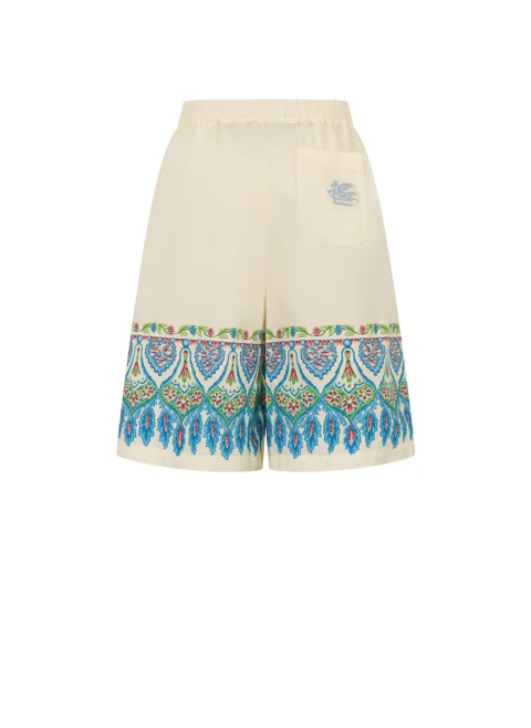 Къс панталон с 'Paisley' принт Etro Kids — снимка 2