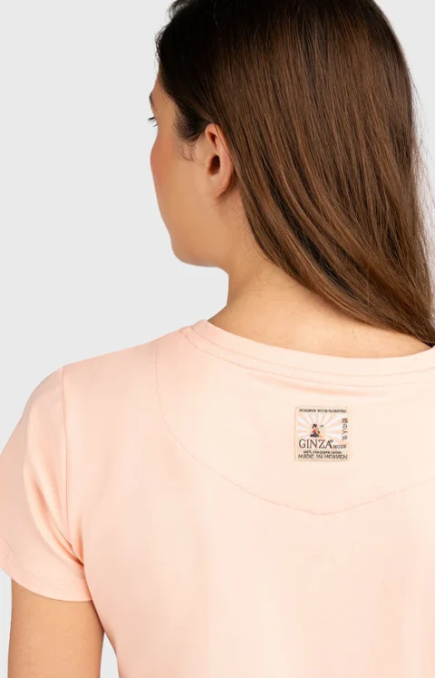Розова спортна рокля GMDL 021 с бродерия — снимка 3