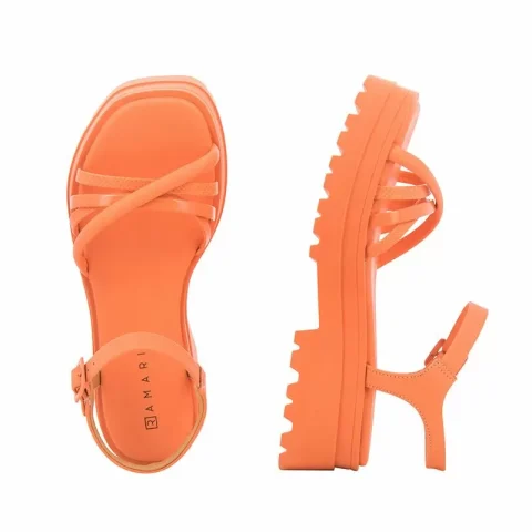Дамски Сандали На Платформа RAMARIM – 2338201 CORAL — снимка 5