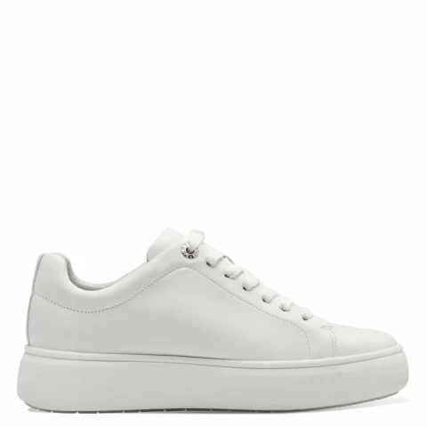 Дамски Сникърс TAMARIS – 1-23736-42-117 WHITE LEATHER_4 — снимка 2