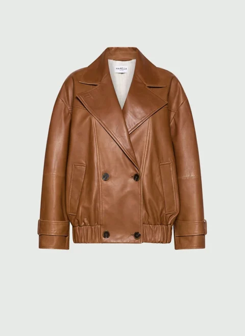 Кожено яке 'Pea Coat' Marella Mlspallore — снимка 5