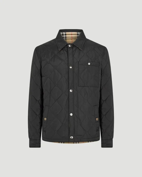 Reversible Quilted Nylon Overshirt