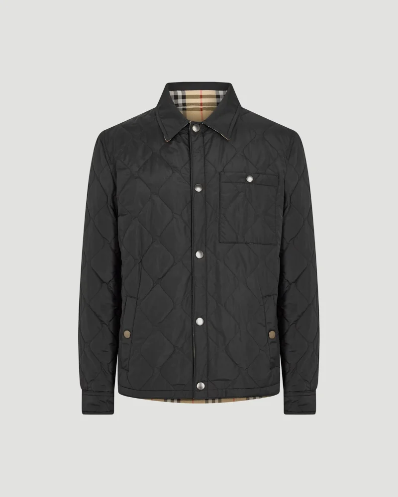Reversible Quilted Nylon Overshirt