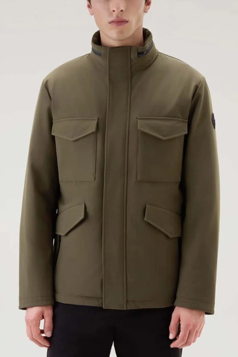 Яке Soft Shell Field CFWOOU0793MRUT3496 614 dark green — снимка 2