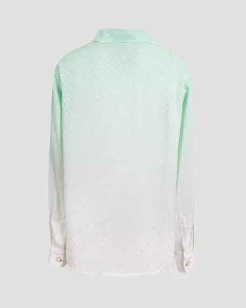 Gradient Monogram Jacquard Shirt — снимка 2