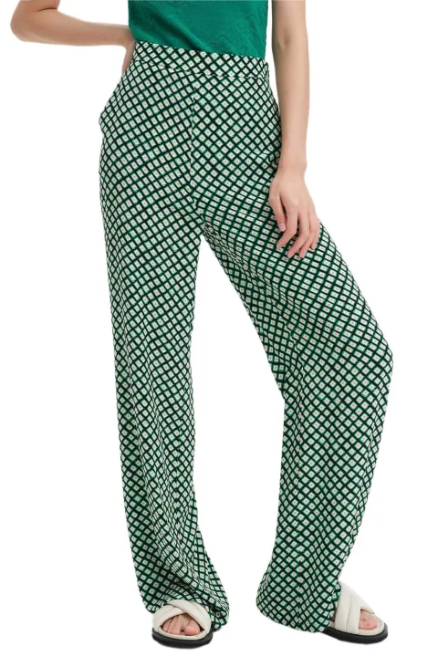 Панталон Dvf Montreal Pants DVFPL1R007PCSIG painted cube sm indian green