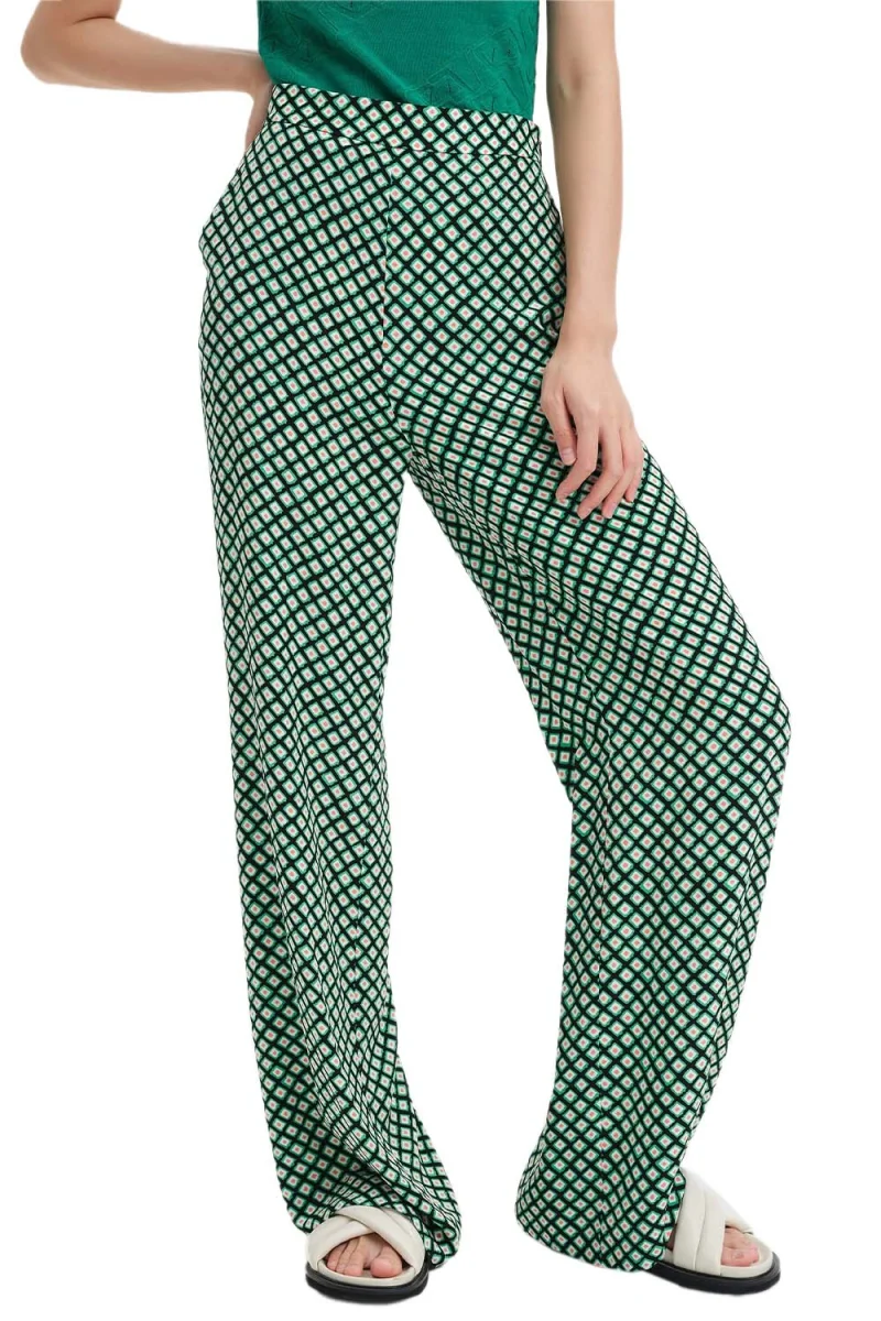 Панталон Dvf Montreal Pants DVFPL1R007PCSIG painted cube sm indian green