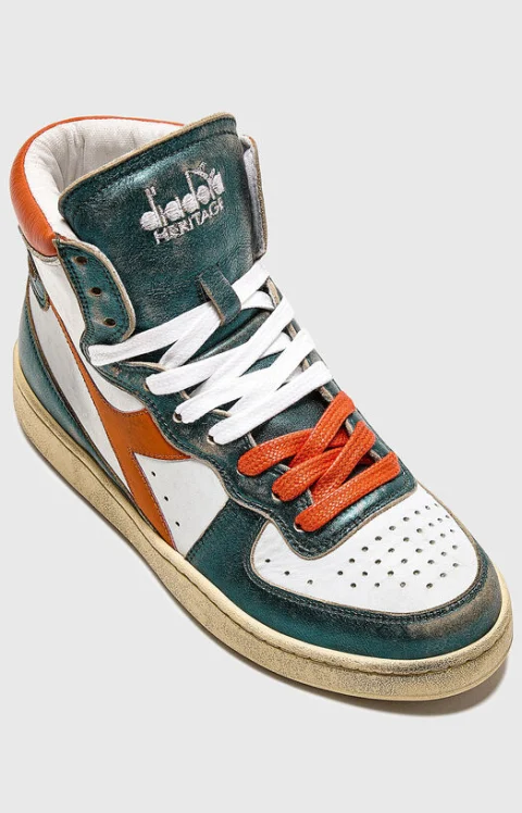 Спортни кожени обувки MI BASKET METAL MIX — снимка 2