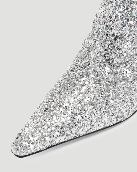 Viola 65 Slouch Boot in Glitter — снимка 5
