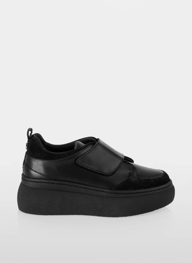 Кецове с детайли от велур 'Modern trainers' Marc Cain Sports